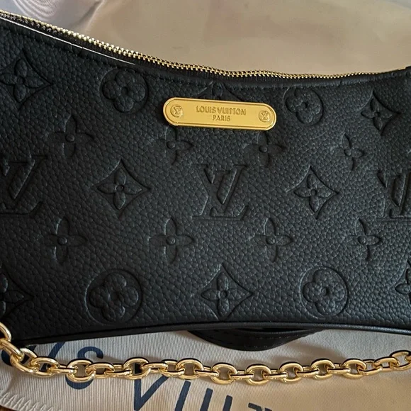 Fashion Empreinte Crossbody Bag or Purse - Black - Picture 7 of 12